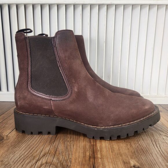 Thursday Boot Company Legend Chelsea Boots Womens Size 8 Truffle Nubuck Ankle - Picture 1 of 10